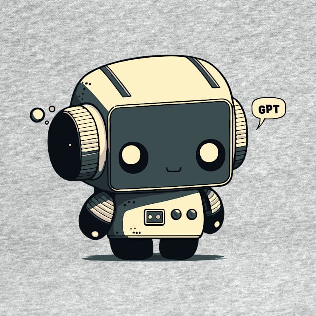ChatGPT Robot || Cute Chatbot Character by Mad Swell Designs